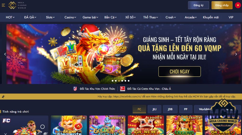 Truy cập MCW từ link chính thức